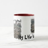 Humorous coffee mug mok (Midden)