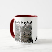Humorous coffee mug mok (Voorkant links)