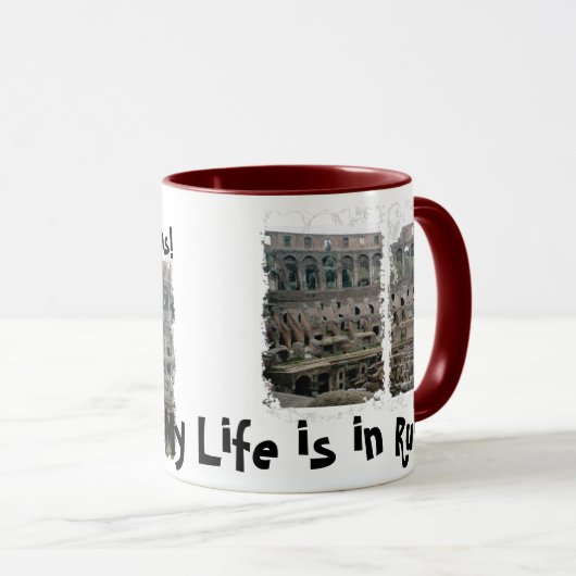 Humorous coffee mug mok (Voorkant rechts)