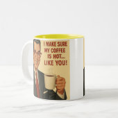 Humorous coffee Mug Tweekleurige Koffiemok (Voorkant links)