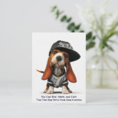 Humorous Customizable Any Occasion Postcard Briefkaart (Staand voorkant)