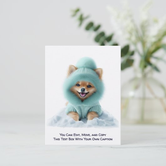 Humorous Customizable Any Occasion Postcard Briefkaart (Staand voorkant)