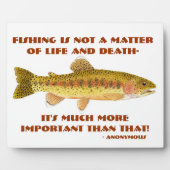 Humorous Fishing Plaque Fotoplaat (Voorkant)