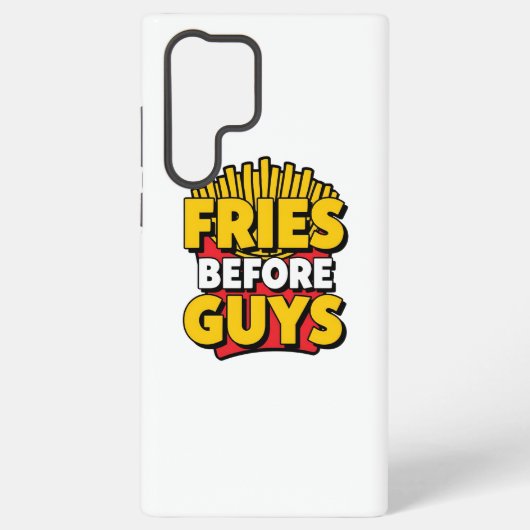Humorous French Fries for Foodies Samsung Galaxy Hoesje (Achterkant)