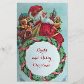 HUMOROUS FUNNY SANTA XMAS CROWN BRIEFPAPIER (Voorkant)