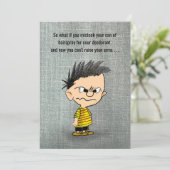 Humorous Get Well laxative joke Kaart (Staand voorkant)