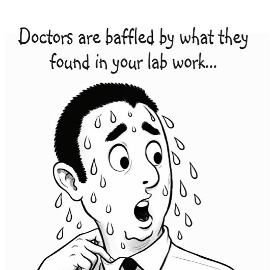 Humorous get well wish kaart