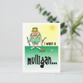 Humorous Golf Birthday Card Briefkaart (Staand voorkant)