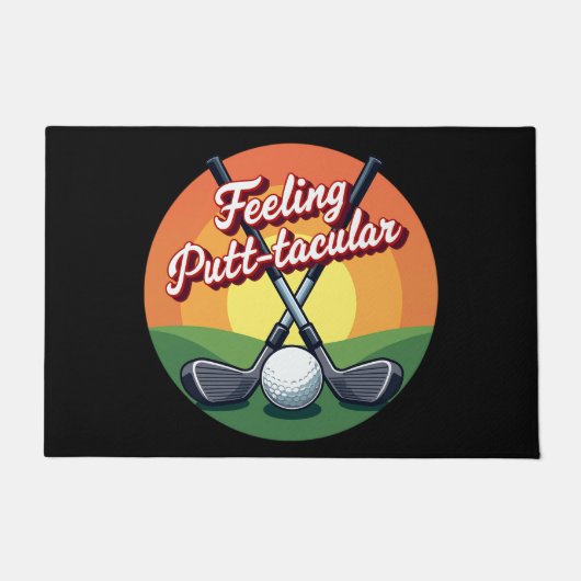 Humorous Golf Quote Deurmat (Voorkant)