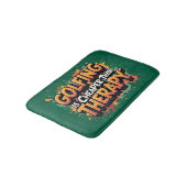 Humorous Golf Therapy Badkamerplezier Badmat (Gekanteld)