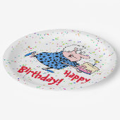 Humorous Grandma Birthday Cake Party Paper Papieren Bordje (Gekanteld)