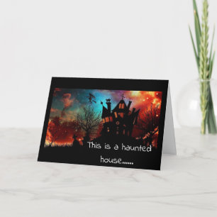 HUMOROUS HALLOEEN KAART