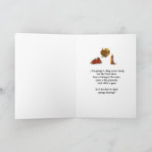 Humorous Halloween, Thanksgiving and the Holidays  Kaart (Binnen)