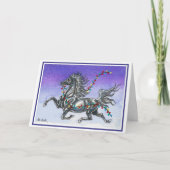Humorous Horse Christmas Kaart (Voorkant)
