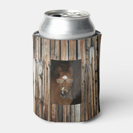 Humorous Horse Foal Smoking Cigar Water Cooler (Blikje Voorkant)