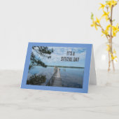 HUMOROUS LAKE ENTHUSIAST BIRTHDAAG WIST KAART (Gele Bloem)