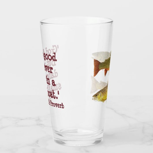 Humorous Pint Glass voor Gevist Glas (Links)
