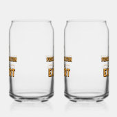 Humorous Procrastinator with Coffee Blikvorm Glas (Rechts)