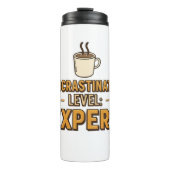 Humorous Procrastinator with Coffee Thermosbeker (Voorkant)