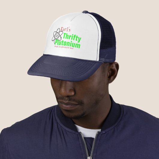 Humorous Science Nuclear Plutonium T-shirt grappig Trucker Pet (In situ)