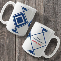 Humorous Simple Call Dad Coffee Mok
