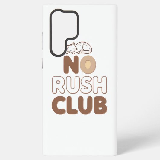 Humorous Slow Living and Lazy Day Samsung Galaxy Hoesje (Achterkant)