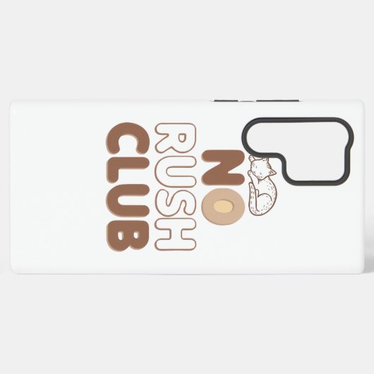 Humorous Slow Living and Lazy Day Samsung Galaxy Hoesje (Achterkant horizontaal)