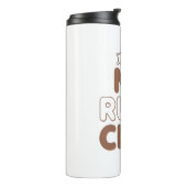 Humorous Slow Living and Lazy Day Thermosbeker (Gedraaid links)