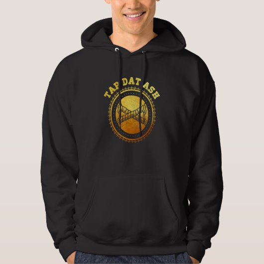Humorous Smoke Cigar Smoker Quote Tap-Dat Ash Ciga Hoodie (Voorkant)