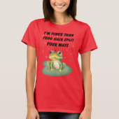 Humorous Southern Gezegde Frog T-shirt (Voorkant)