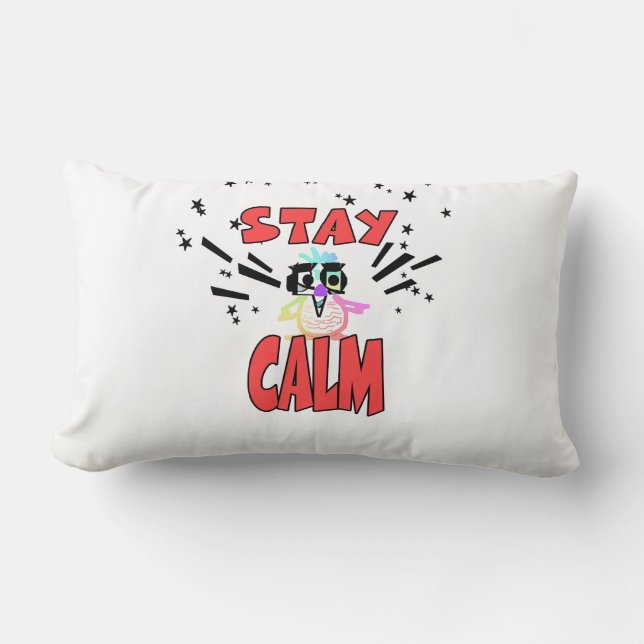 HUMOROUS STAY CALM KUSSEN (Voorkant)