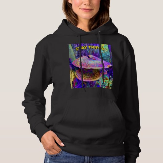 Humorous “Stay Trippy” Sweatshirt (Voorkant)