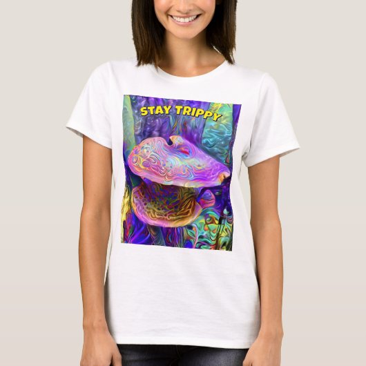 Humorous “Stay Trippy” T-shirt (Voorkant)