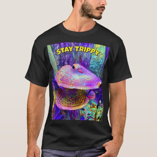 Humorous “Stay Trippy” T-shirt (Voorkant)
