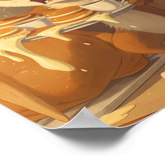 Humorous Thanksgiving: Flicker's Tricky Tray Poster (Hoek)