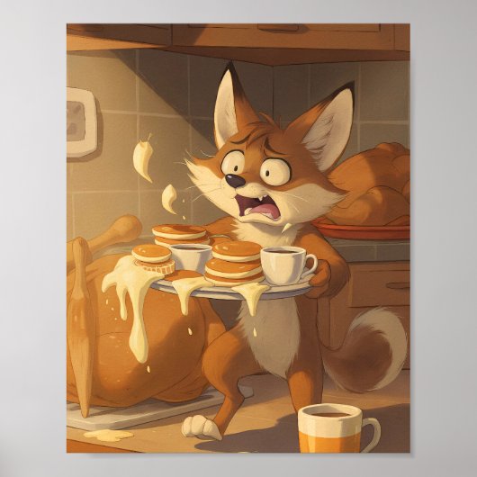 Humorous Thanksgiving: Flicker's Tricky Tray Poster (Voorkant)