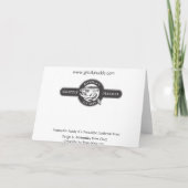 Humorous Trout Kaart met quote 2 (Achterkant)