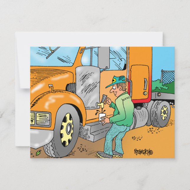 HUMOROUS TRUCKER CARTOON GIFTS (Voorkant)