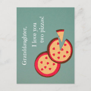 Humorous Valentine message for Granddaughter Feestdagenkaart