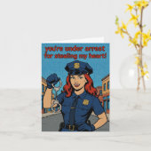 Humorous Valentine's Day card  Kaart (Gele Bloem)