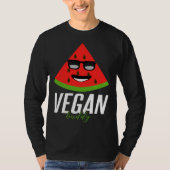 Humorous Vegan Buddy Artwork T-shirt (Voorkant)