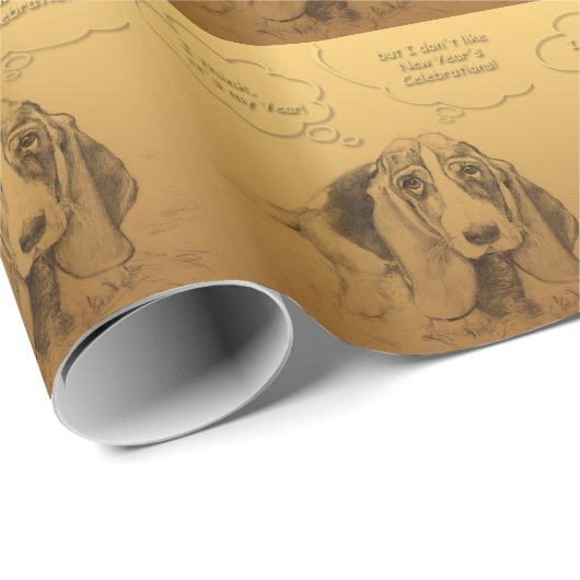 Humorous Vietnam Chinese Dog Year Wrapping P Cadeaupapier (Rol Hoek)