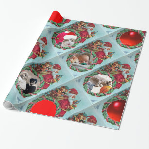 HUMOROUW FUNNY SANTA XMAS CROWN FOTO TEMPLATE CADEAUPAPIER
