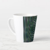 humorvoll gestreifte latte mok (Linkerhoek)