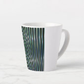 humorvoll gestreifte latte mok (Rechterhoek)