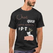 Humour Chat GPT Design Chats T-shirt (Voorkant)