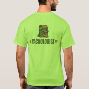 Humouretische rugverpakking t-shirt