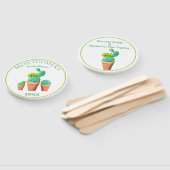 Humoureunion Yellow Flowering Cactus Handwaaier (Niet-gemonteerd)