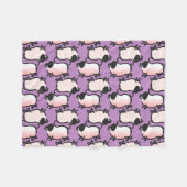 Humoureus 1 Varkenshag Verkies Kleurenvlies Fleece Deken (Voorkant (Horizontaal))