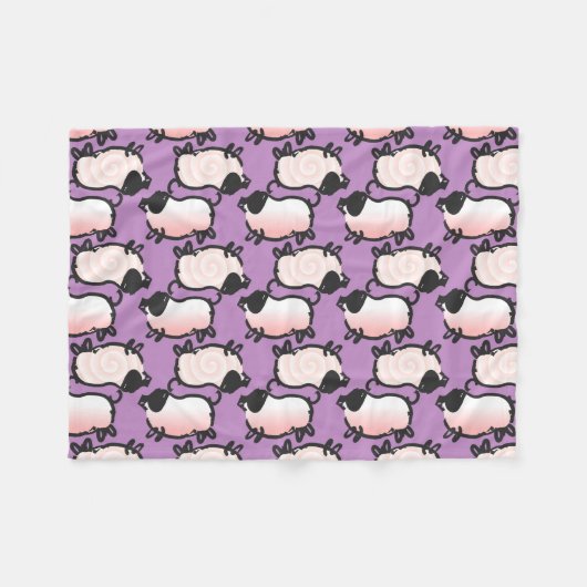 Humoureus 1 Varkenshag Verkies Kleurenvlies Fleece Deken (Voorkant (Horizontaal))